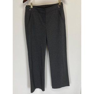 St. John gray straight leg trouser career wear pant 4